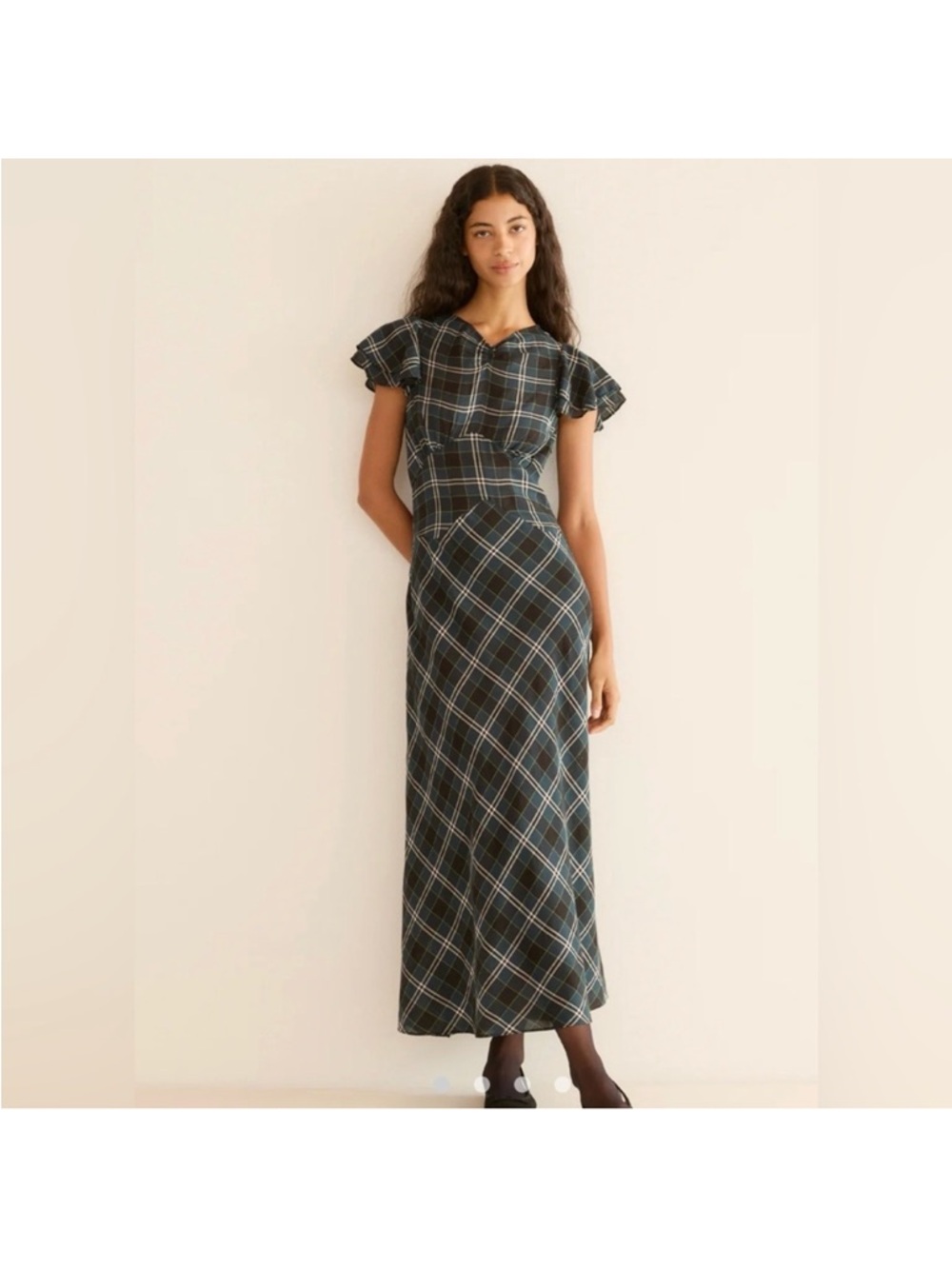 Doen Seraphine Dress in Amble Plaid size XL NWT NEW